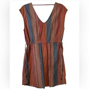 Universal Thread Multicolor Striped V-Neck Dress Size XS